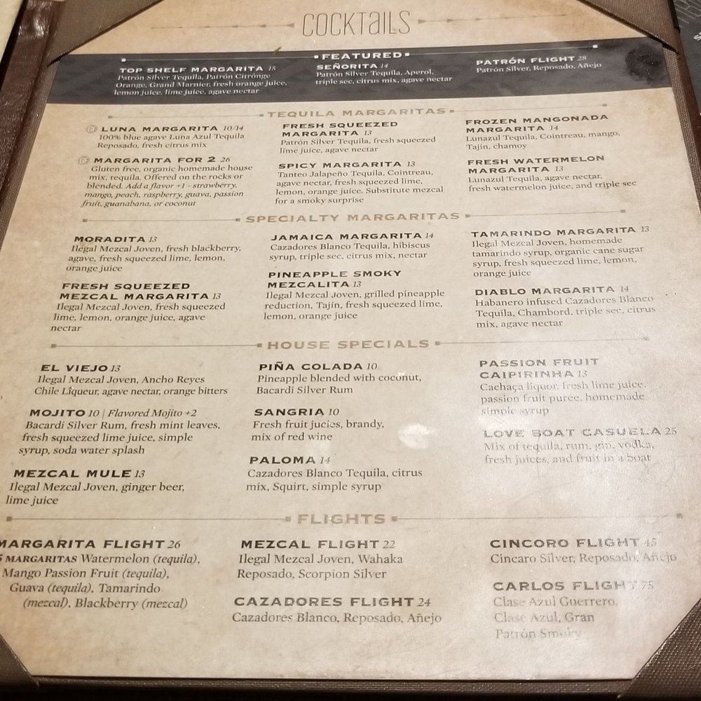 Mezcaluna - Cocktail menu - Mexican Near Me - Happy Valley, Oregon Mezcaluna - Cocktail menu - Mexican Near Me - Happy Valley, Oregon