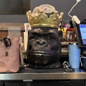 Brass Monkey - Monkey behind the bar - Pubs Near Me - Milwaukee, Wisconsin