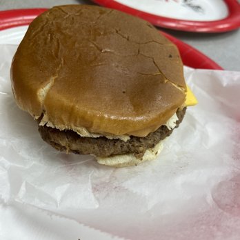 The Varsity - Plain cheeseburger - Burgers Near Me - Atlanta, Georgia