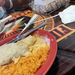 Taqueria La Esquinita - Chicken n cheese burrito very salty