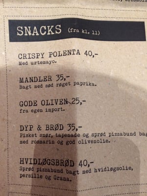 Menu photo 2 Gorm's i Fields Copenhagen, 84