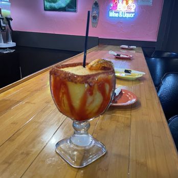 Zarate's Latin Mexican Grill - Mango Chamoy Margarita! - Latin American Near Me - Edmond, Oklahoma