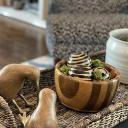 Twisted Sister - Large wooden bowl at a discounted price