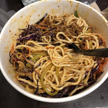 Spring Cafe - Zhajiang noodle very good ... I mixed it up already... pricy though - Vegan Near Me - New York, New York Spring Cafe - Zhajiang noodle very good ... I mixed it up already... pricy though - Vegan Near Me - New York, New York