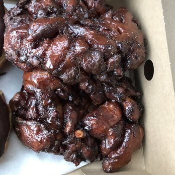 Randy's Donuts - Burned apple fritter. Total fail. - Donuts Near Me - Pasadena, California