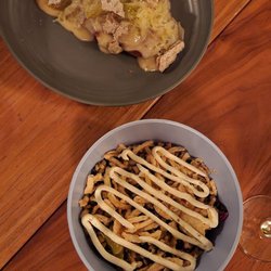 Ruthies Wood Fired Food - Pork steak and barley salad