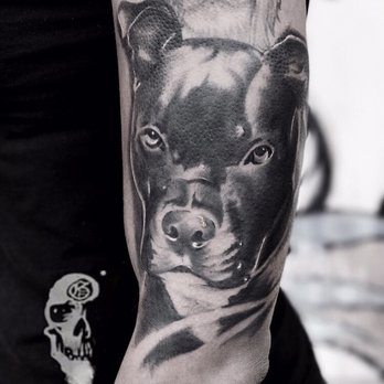 A.B. Garza - Always love doing portraits of clients dogs. Bookings abgarzatattoos@yahoo - Tattoo Near Me - Austin, Texas A.B. Garza - Always love doing portraits of clients dogs. Bookings abgarzatattoos@yahoo - Tattoo Near Me - Austin, Texas