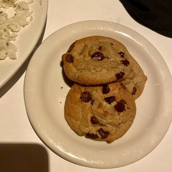 Bonefish Grill - 3 hot chocolate chip cookies for dessert. They were so hot!!! - Seafood Near Me - Greensboro, North Carolina Bonefish Grill - 3 hot chocolate chip cookies for dessert. They were so hot!!! - Seafood Near Me - Greensboro, North Carolina
