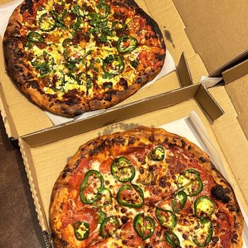 Three Smiths - Chorizo Goat Cheese & Hot Soppressata - Pizza Near Me Three Smiths - Chorizo Goat Cheese & Hot Soppressata - Pizza Near Me