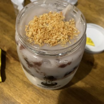 KOKONUT - R+T Coconut Pudding with Coconut Flakes on top - Ice Cream & Frozen Yogurt Near Me - Costa Mesa, California KOKONUT - R+T Coconut Pudding with Coconut Flakes on top - Ice Cream & Frozen Yogurt Near Me - Costa Mesa, California