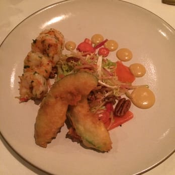 Flea Street - shrimp with deep fried avocado - New American Near Me - Menlo Park, California