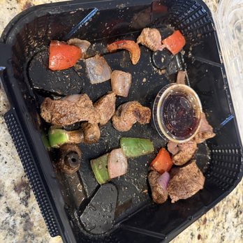 Outback Steakhouse - Full order of Steak Teriyaki Filet* Skewers - Steakhouses Near Me - Aiken, South Carolina Outback Steakhouse - Full order of Steak Teriyaki Filet* Skewers - Steakhouses Near Me - Aiken, South Carolina
