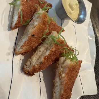 Navy Blue - Shrimp toast - Seafood Near Me - Houston, Texas Navy Blue - Shrimp toast - Seafood Near Me - Houston, Texas