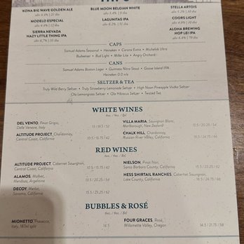 Leahi Market - Menu - Cocktail Bars Near Me - Honolulu, Hawaii