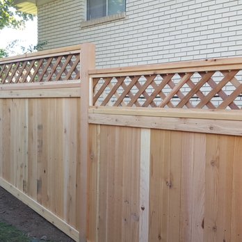 Allied Fence Co. - Cedar w/ Lattice - Fences & Gates Near Me - West Jordan, Utah Allied Fence Co. - Cedar w/ Lattice - Fences & Gates Near Me - West Jordan, Utah