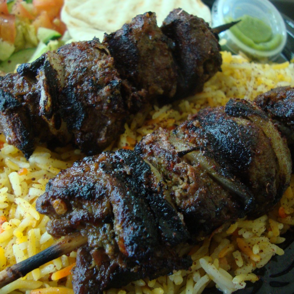 Gyros & Kabobs - Lamb Kabob Platter Up close @ Gyros & Kabob September 2017 - Mediterranean Near Me - Denver, Colorado Gyros & Kabobs - Lamb Kabob Platter Up close @ Gyros & Kabob September 2017 - Mediterranean Near Me - Denver, Colorado