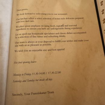 Franziskaner Restaurant - Restaurants Near Me - Chur, GR