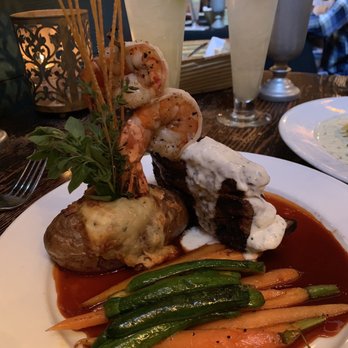Chimayo - Jumbo shrimp and beef tenderloin - New American Near Me - Park City, Utah