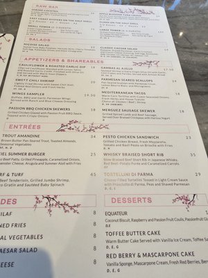 Menu photo 1 Ciel Capitol Hill Washington, DC, DC