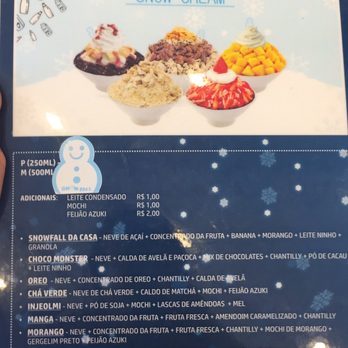 SnowFall - Ice Cream & Frozen Yogurt Near Me - São Paulo, SP