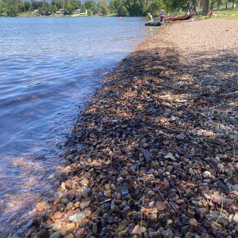 Boettcher Park - Rocky shore, bring water shoes - Parks Near Me - Polson, Montana