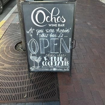 Ochos Cocktail & Wine Bar - Sign out front - Wine Bars Near Me - Boise, Idaho Ochos Cocktail & Wine Bar - Sign out front - Wine Bars Near Me - Boise, Idaho