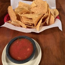 Salsa and chips Salsa and chips