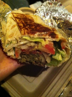 Photo of Zam Zam Grill - Fremont, CA, US. Falafel wrap, $5.99! Huge portion, very filling :)