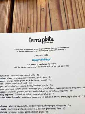 Menu photo 8 Terra Plata Seattle, WA Menu photo 8 Terra Plata Seattle, WA