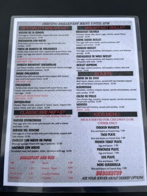 Menu photo 2 Sabor de Mexico La Puente, CA
