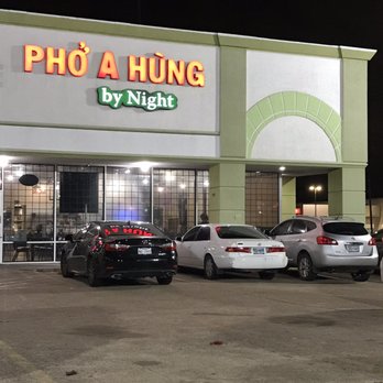 Pho Hung by Night Restaurant - Outside - Vietnamese Near Me - Houston, Texas