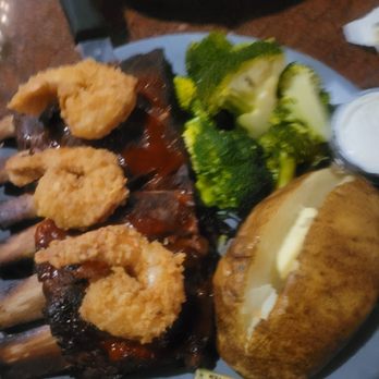 Stan's Restaurant & Bar - Ribs and Shrimp (fried) w/ broccoli and baked potato - Seafood Near Me - Washington, DC, District of Columbia Stan's Restaurant & Bar - Ribs and Shrimp (fried) w/ broccoli and baked potato - Seafood Near Me - Washington, DC, District of Columbia
