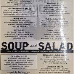 Mohawk Tavern - Current Menu