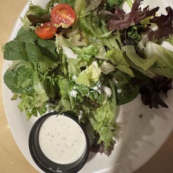Hideout Steakhouse & BBQ - Side salad with ranch - Barbeque Near Me - Casa Grande, Arizona Hideout Steakhouse & BBQ - Side salad with ranch - Barbeque Near Me - Casa Grande, Arizona