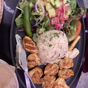 Galata Turkish Halal Grill Restaurant - Chicken  Skewers - Turkish Near Me - Long Beach, California