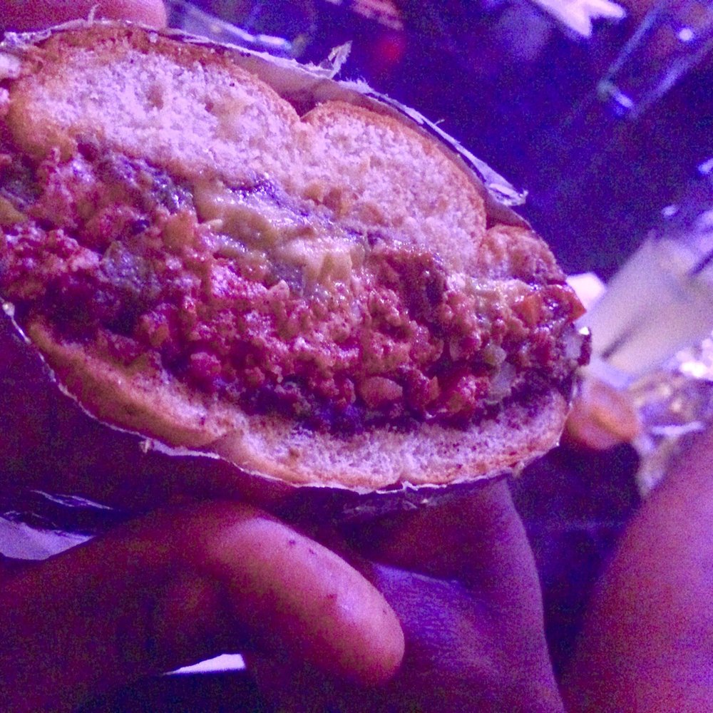 Chilo's - Beef and chorizo torta and that's just half the sandwhich. - Bars Near Me - Brooklyn, New York Chilo's - Beef and chorizo torta and that's just half the sandwhich. - Bars Near Me - Brooklyn, New York