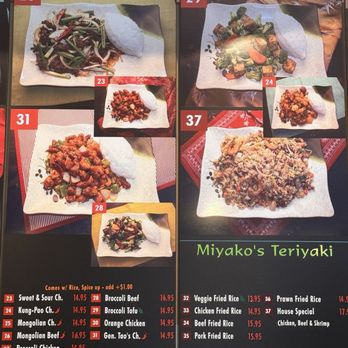 Miyako's Teriyaki & Wok - Menu-03/27/2024 - Chinese Near Me - Everett, Washington