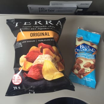 Porter Airlines - Complimentary Snacks - Airlines Near Me - Toronto, Ontario