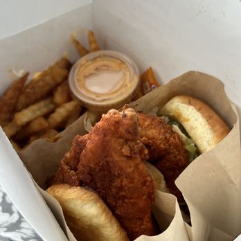 Main Chick Hot Chicken - Combo 3 (2 Sandwich, Side of Fries) - Chicken Shop Near Me - Northridge, California Main Chick Hot Chicken - Combo 3 (2 Sandwich, Side of Fries) - Chicken Shop Near Me - Northridge, California