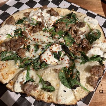 Sonny’s Pizza - The white pizza. Add sausage. Next time no ricotta. Too sweet! - Pizza Near Me - San Diego, California Sonny’s Pizza - The white pizza. Add sausage. Next time no ricotta. Too sweet! - Pizza Near Me - San Diego, California