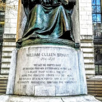 Bryant Park - William Bryant statue - Parks Near Me - New York, New York Bryant Park - William Bryant statue - Parks Near Me - New York, New York