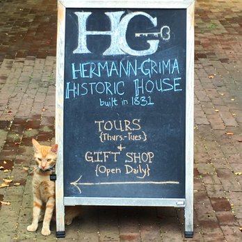 Hermann-Grima House - The house's unofficial mascot... - Museums Near Me - New Orleans, Louisiana