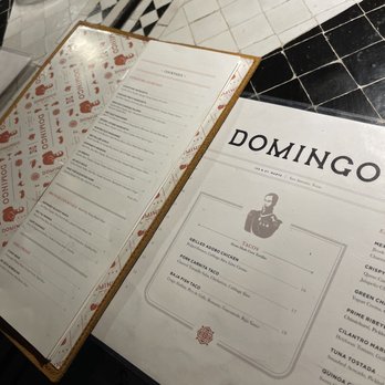 Domingo - menu - Cocktail Bars Near Me - San Antonio, Texas Domingo - menu - Cocktail Bars Near Me - San Antonio, Texas