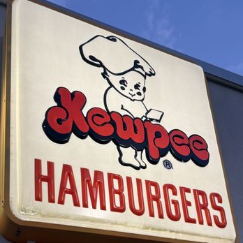 Kewpee Hamburgers - Their sign above the drive-thru - Burgers Near Me - Lima, Ohio Kewpee Hamburgers - Their sign above the drive-thru - Burgers Near Me - Lima, Ohio