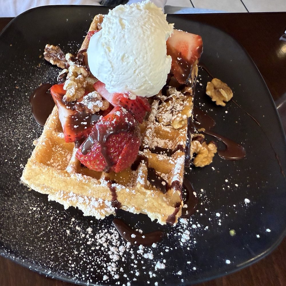 The Waffle Experience - Strawberry Waffle - Waffles Near Me - Elk Grove, California The Waffle Experience - Strawberry Waffle - Waffles Near Me - Elk Grove, California