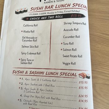 Hono Ramen and Sushi - Menu - Sushi Bars Near Me - Tulsa, Oklahoma Hono Ramen and Sushi - Menu - Sushi Bars Near Me - Tulsa, Oklahoma