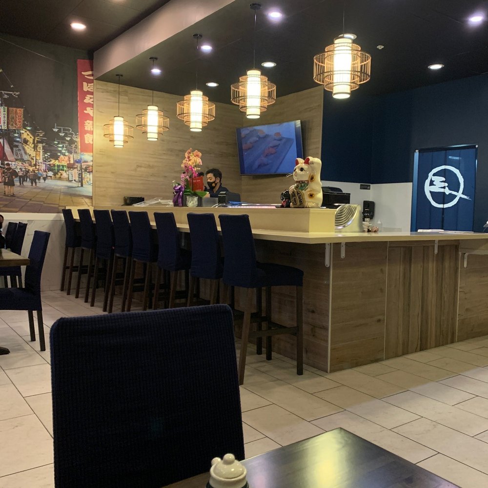 Hashi Gawa - View from my table of the bar. Chill vibes. - Japanese Near Me - Alameda, California