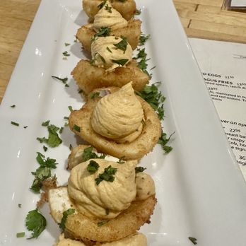 Parkstone Wood Kitchen - FRIED DEVILED EGGS - New American Near Me - Portland, Oregon