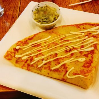 Nu Crepes - My ham & swiss crepe was delicious. Served with side of "rockit slaw" (diced apples, celery, cilantro and lime juice). Really really good. - Creperies Near Me - Elmhurst, Illinois Nu Crepes - My ham & swiss crepe was delicious. Served with side of "rockit slaw" (diced apples, celery, cilantro and lime juice). Really really good. - Creperies Near Me - Elmhurst, Illinois