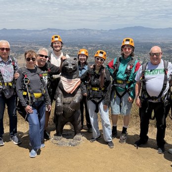 Highline Adventures - Happy group with an awesome view! - Ziplining Near Me - Buellton, California Highline Adventures - Happy group with an awesome view! - Ziplining Near Me - Buellton, California